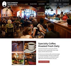 Thumbnail of Uncommon Grounds website